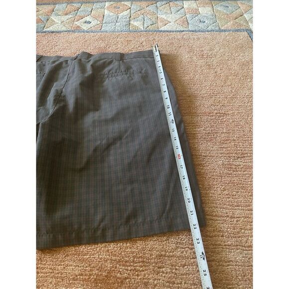 Ben Hogan Golf Shorts Size 42 Gray Check Performance Polyester Lightweight - Picture 4 of 6